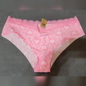 Victoria secret pink heart pink XXL undies